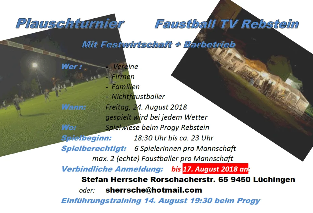 Plauschturnier 2018